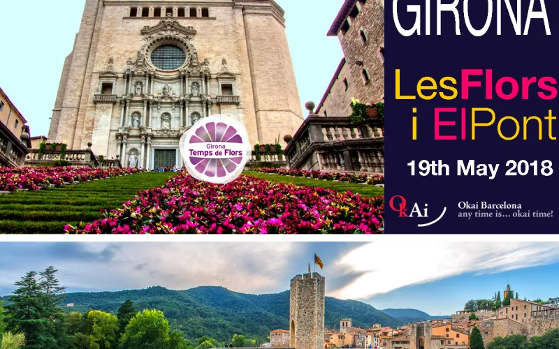 1 dia a Girona: Les Flors i El Pont.
Girona Temps de Flors i Besalú.
Us proposem aquesta sortida amb autocar des de Barcelona per a gaudir&nbsp;Girona,&nbsp;el Festival Girona Temps de Flors, i fer un tomb per la ciutat medieval de Besalú
.
Única sortida: 19 de Maig 2018
Preu: 25€